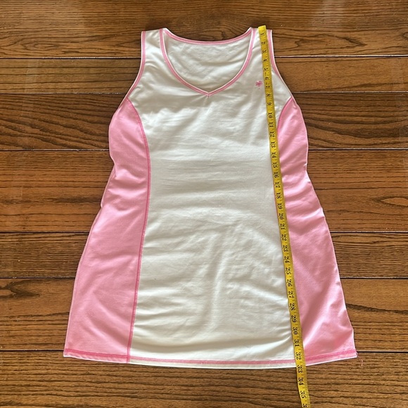 Vintage 1990s Lilly Pulitzer White Pink Tennis Dress - Picture 7 of 11